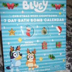 New Bluey 7 day bath bomb calendar